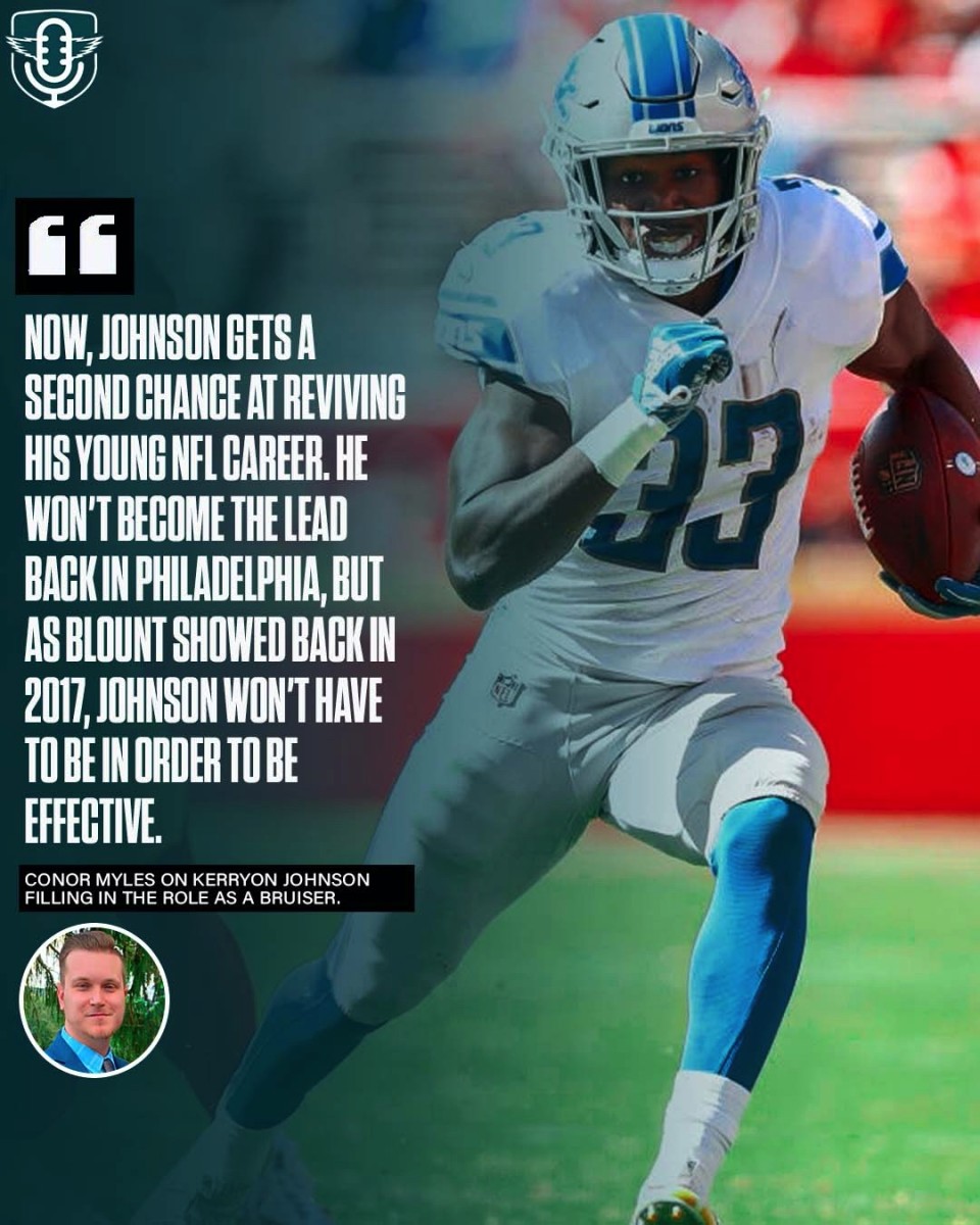 Kerryon Johnson could fill a role the Eagles have been searching for since LeGarrette Blount